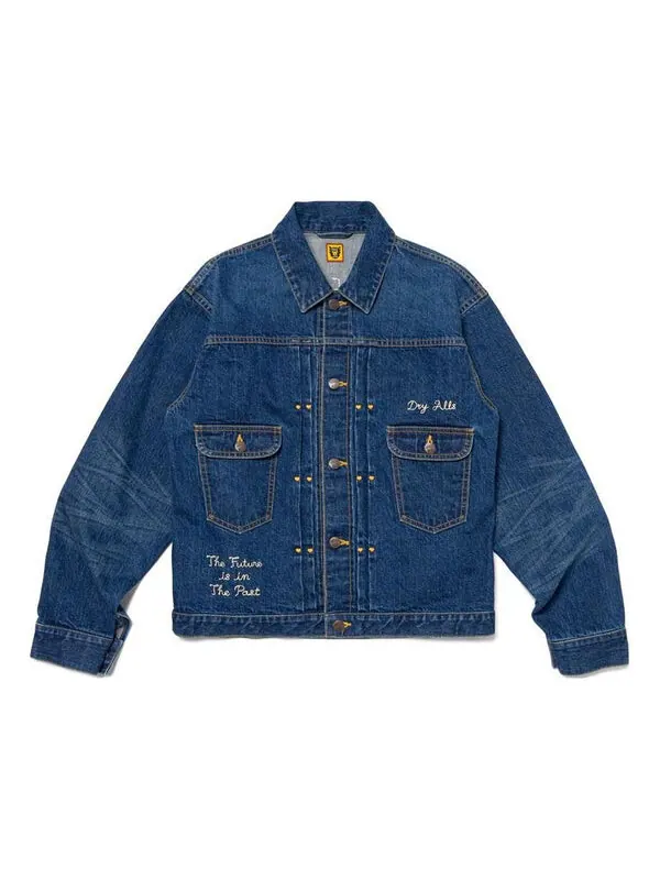 Куртка denim work jacket 'indigo' Human Made — изображение 1 из 2, синий