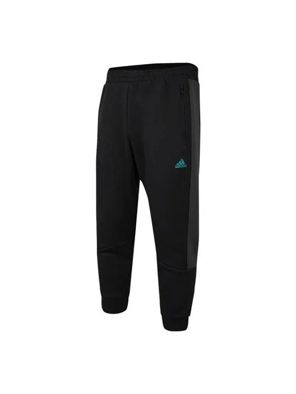 Штаны штаны из трикотажного полотна st blok Adidas — изображение 1 из 4, черный