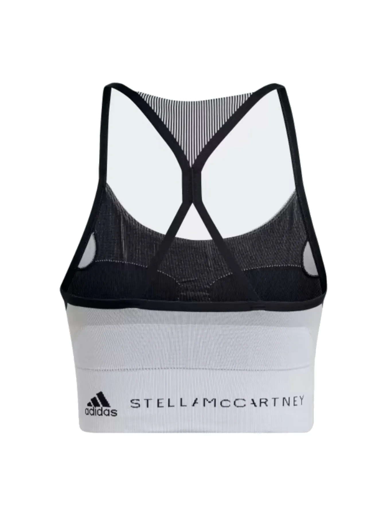 (WMNS) Бюстгальтер для йоги Adidas by Stella McCartney TrueStrength Yoga Knit Light-Support Bra 'Black White', черный/белый