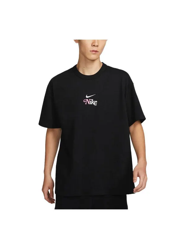 Футболка sportswear premium essentials t-shirt asia sizing 'black' Nike — изображение 1 из 2, черный