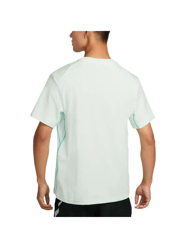 Футболка основные тренировочные Футболка dri fit размер азия Nike — изображение 2 из 2, светлый зеленый