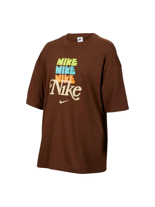 Футболка спортивная одежда dri fit футболка большого размера Nike — изображение 1 из 3, коричневый