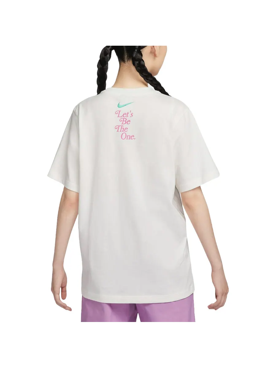 Футболка (WMNS) Nike Sportswear Essential Graphic T-Shirt Asia Sizing 'Sail' — изображение 2 из 2, бежевый