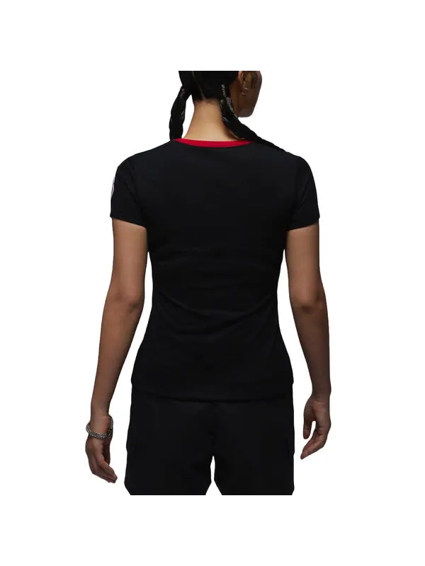 Футболка graphic slim fit t-shirt asia sizing 'black' Air Jordan — изображение 2 из 2, черный