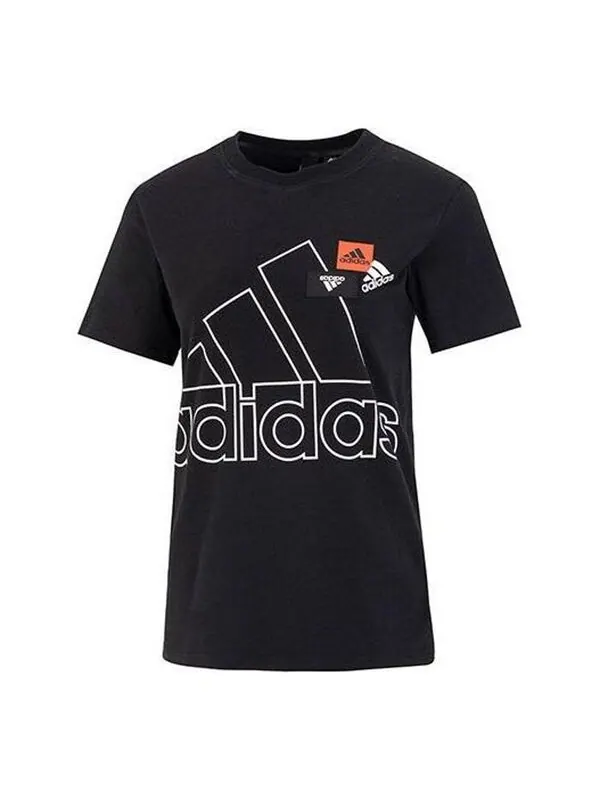 Футболка brd t-shirt 'black white' Adidas — изображение 1 из 3, черный/белый