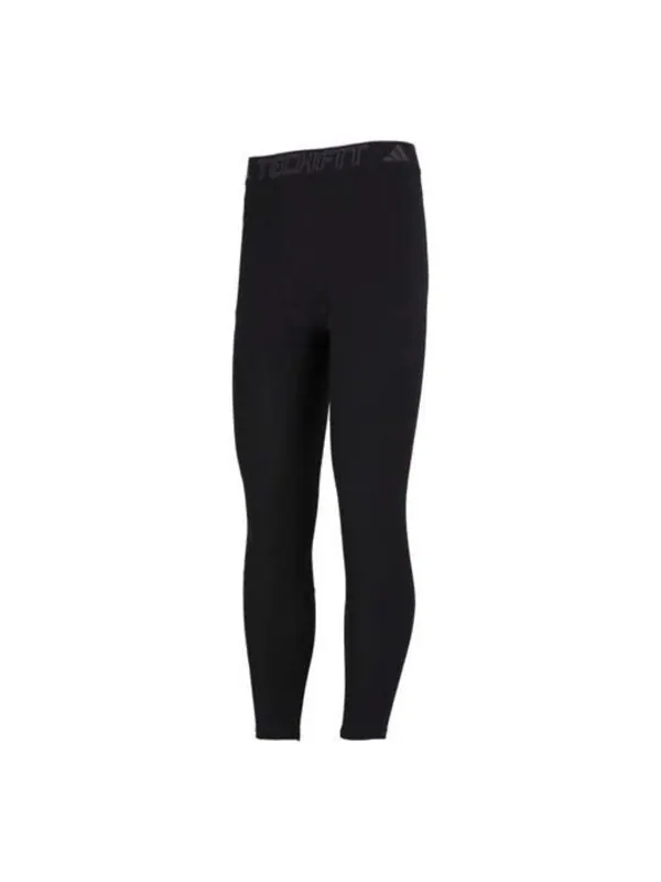 Штаны techfit aeroready training long tights asia sizing Adidas — изображение 1 из 3, черный