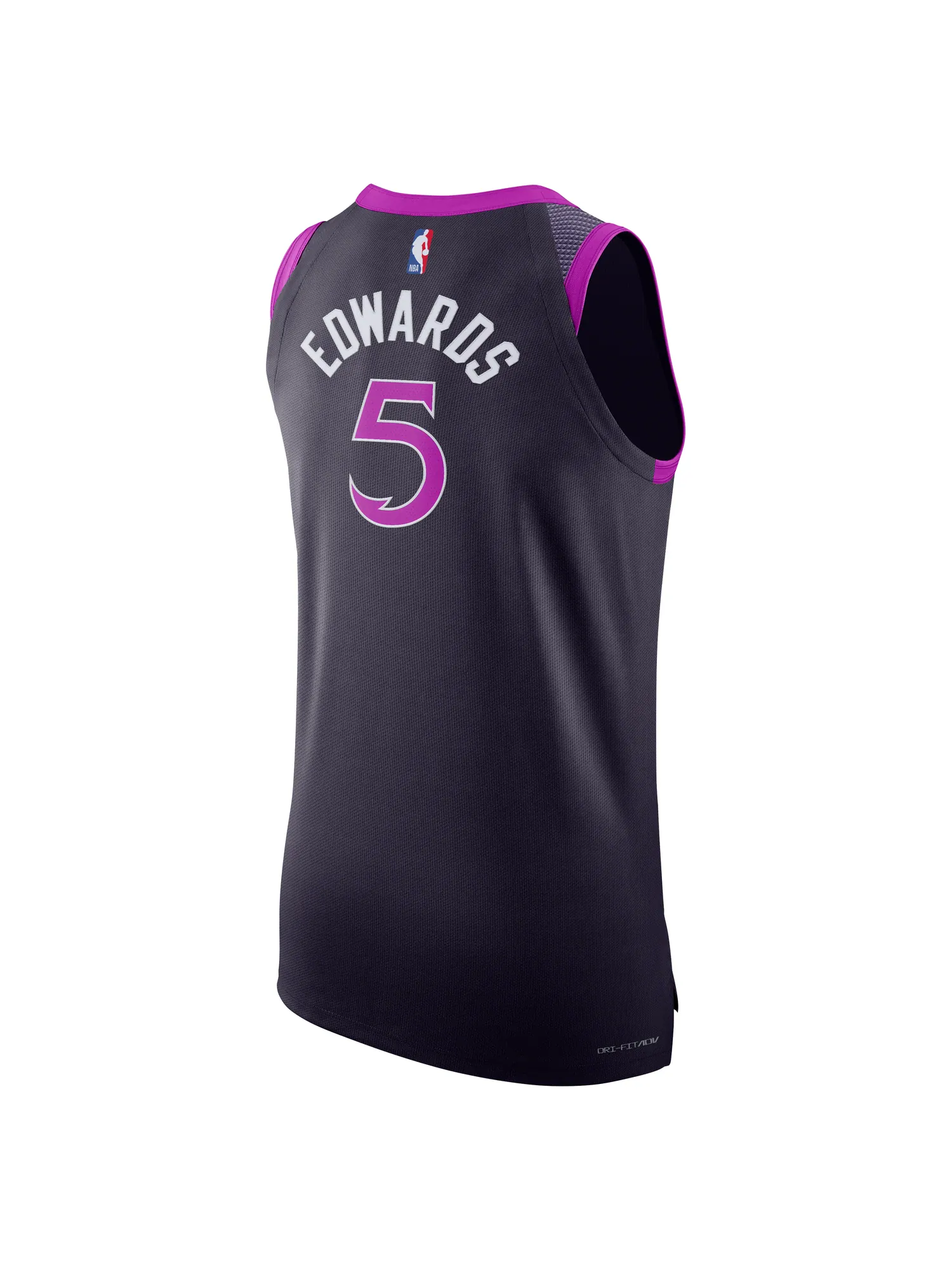 Игровая майка Nike Энтони Эдвардса "Миннесота Тимбервулвз" City Edition NBA "Purple Dynasty" — изображение 2 из 2, фиолетовый