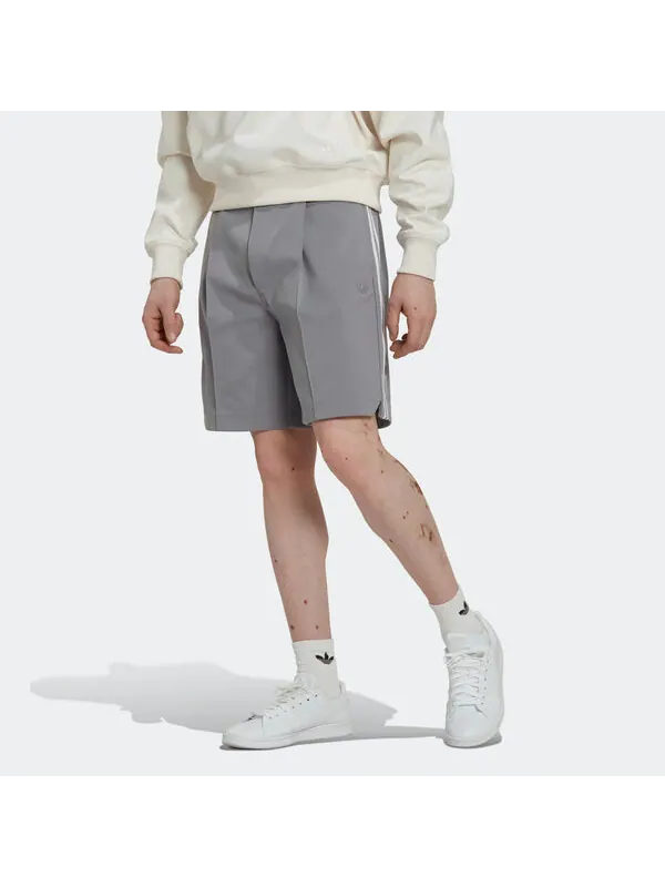 Шорты оригинальная версия тай-брейк шорты Adidas — изображение 2 из 3, серый/белый