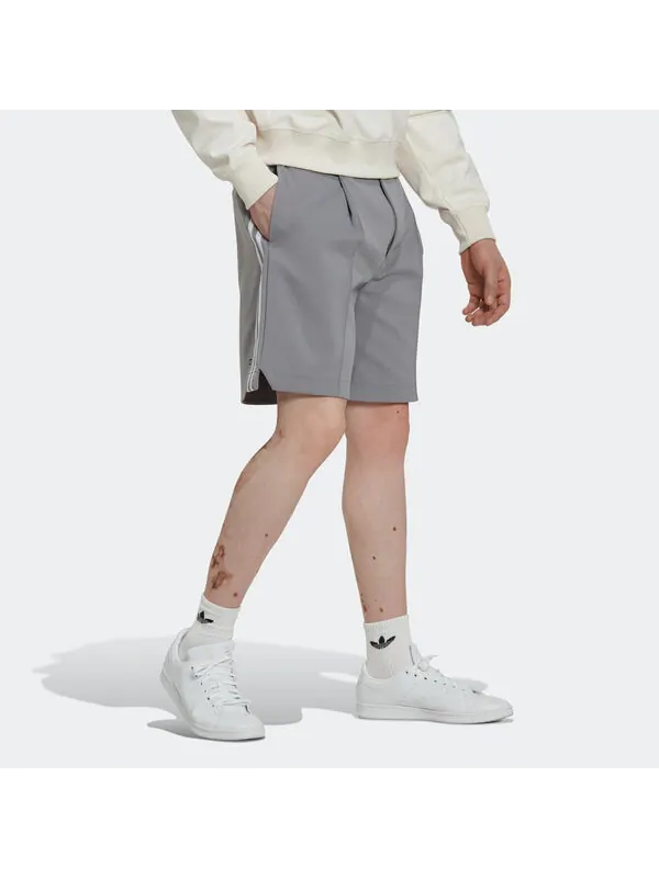 Шорты оригинальная версия тай-брейк шорты Adidas — изображение 3 из 3, серый/белый