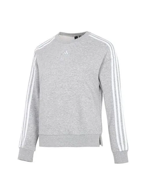 Толстовка с капюшоном mh 3 полоски Adidas — изображение 1 из 4, серый