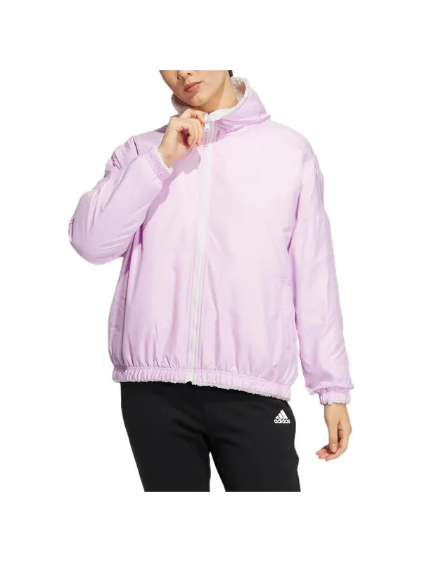Куртка metrevboa куртка Adidas — изображение 3 из 4, белый/розовый