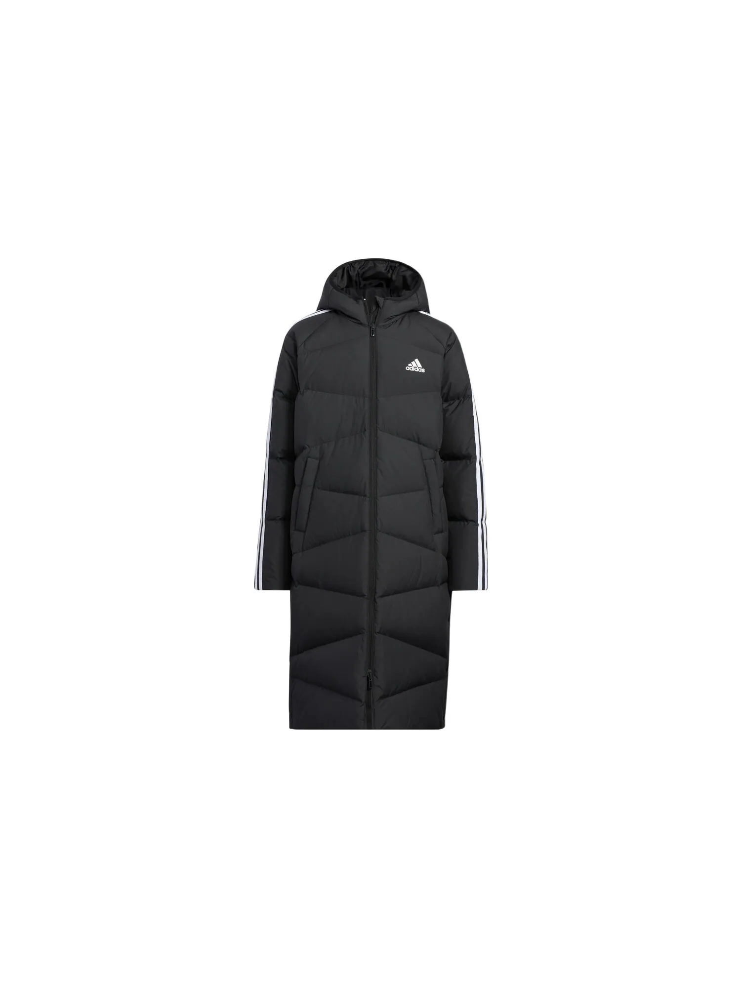 Детский пуховик-пальто Adidas — изображение 1 из 2, черный