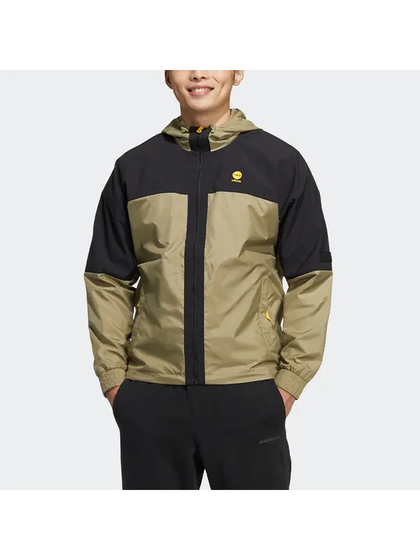 Куртка adidas neo M Gsg Cb Wb Casual Sports Hooded Jacket Green — изображение 2 из 4, мульти