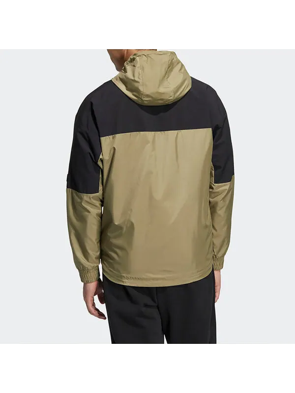 Куртка adidas neo M Gsg Cb Wb Casual Sports Hooded Jacket Green — изображение 3 из 4, мульти