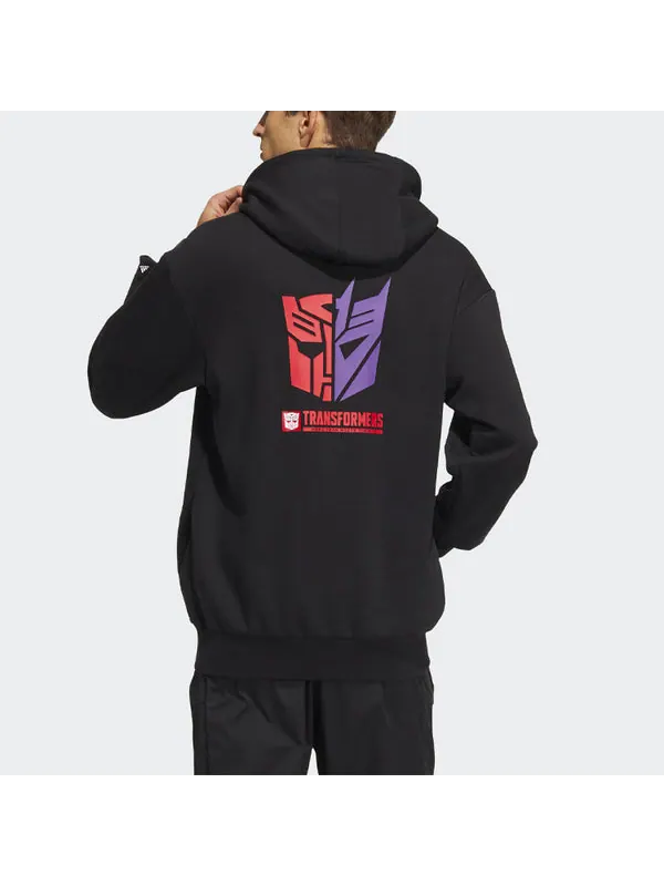 Толстовка men's x transformers crossover logo printing black Adidas — изображение 3 из 4, черный