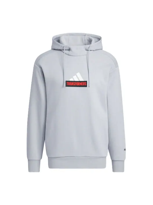 Толстовка adidas x Transformers Crossover Limited Sports Light Silver — изображение 1 из 4, светлый серебристый