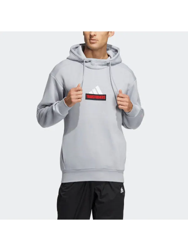Толстовка adidas x Transformers Crossover Limited Sports Light Silver — изображение 2 из 4, светлый серебристый
