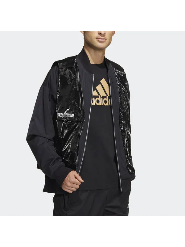 Куртка adidas x Transformers Crossover CNY Sports 2 In 1 Vest Jacket Black — изображение 2 из 4, черный