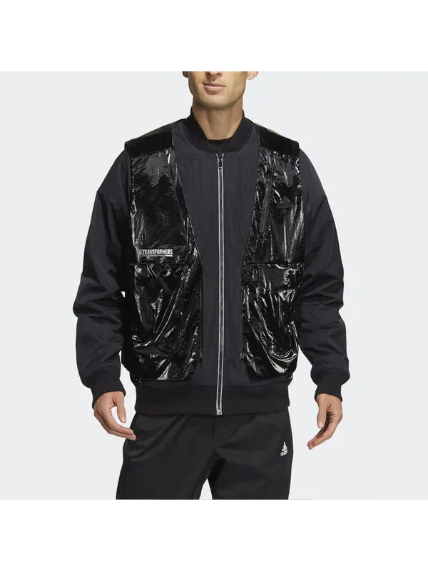 Куртка adidas x Transformers Crossover CNY Sports 2 In 1 Vest Jacket Black — изображение 4 из 4, черный