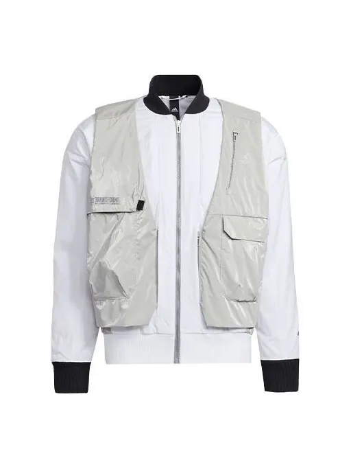Куртка adidas x Transformers Crossover CNY Detachable Jacket Gray — изображение 1 из 4, серый