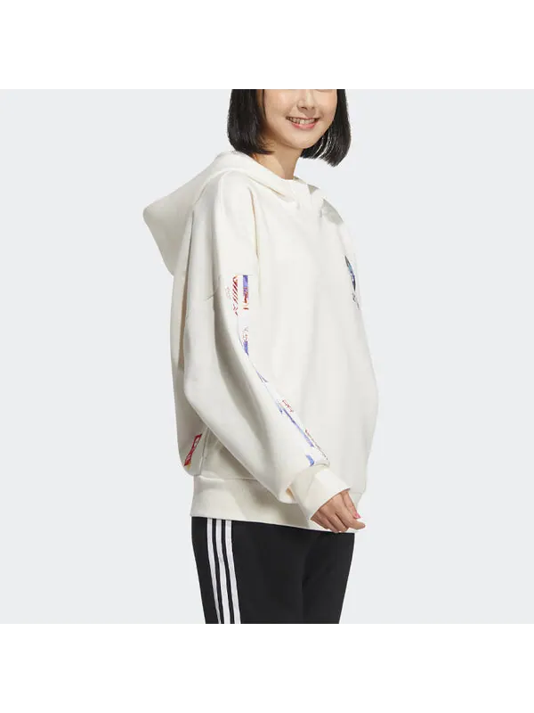 Толстовка с капюшоном neo cny Толстовка Adidas — изображение 4 из 4, белый