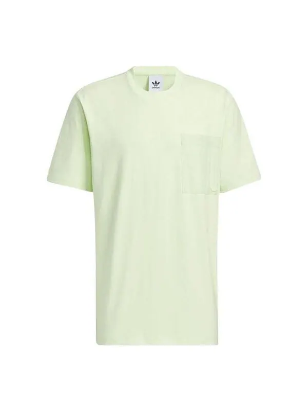Футболка adidas originals Short Sleeve Tee 'Almost Lime' — изображение 1 из 4, зеленый