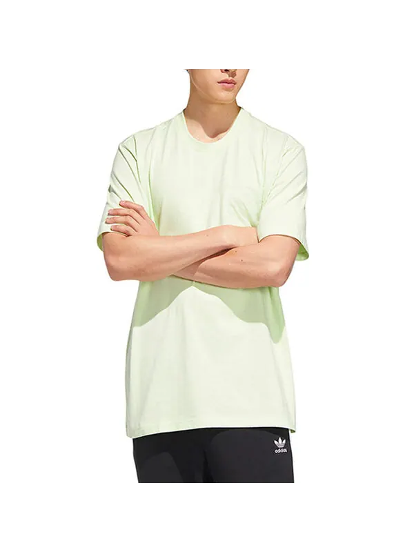 Футболка adidas originals Short Sleeve Tee 'Almost Lime' — изображение 2 из 4, зеленый