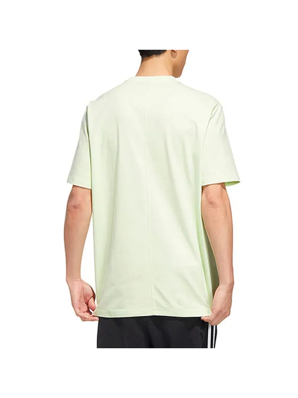Футболка adidas originals Short Sleeve Tee 'Almost Lime' — изображение 3 из 4, зеленый