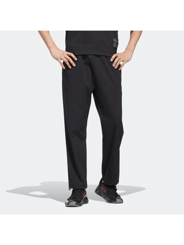 Спортивные штаны Men's adidas originals Lw Woven Pant Solid Color Drawstring Lacing Sports — изображение 2 из 4, мульти