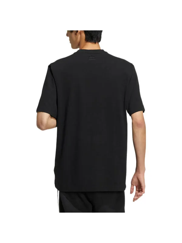 Футболка adidas originals Y2k Tee 3 Casual Gradient Solid Color Pattern Sports Round Neck Pocket — изображение 3 из 4, мульти