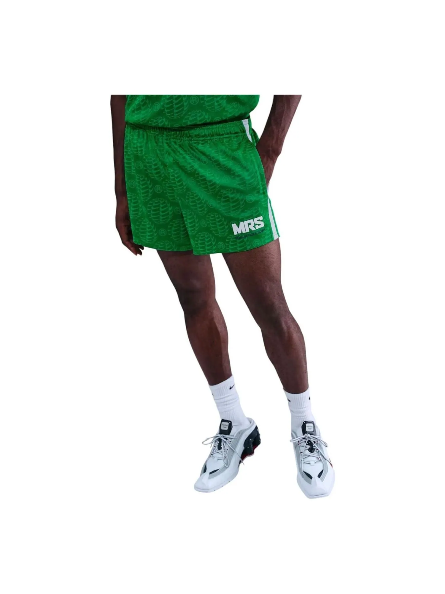 Шорты Nike x Martine Rose Football Shorts 'Green' — изображение 1 из 2, зеленый