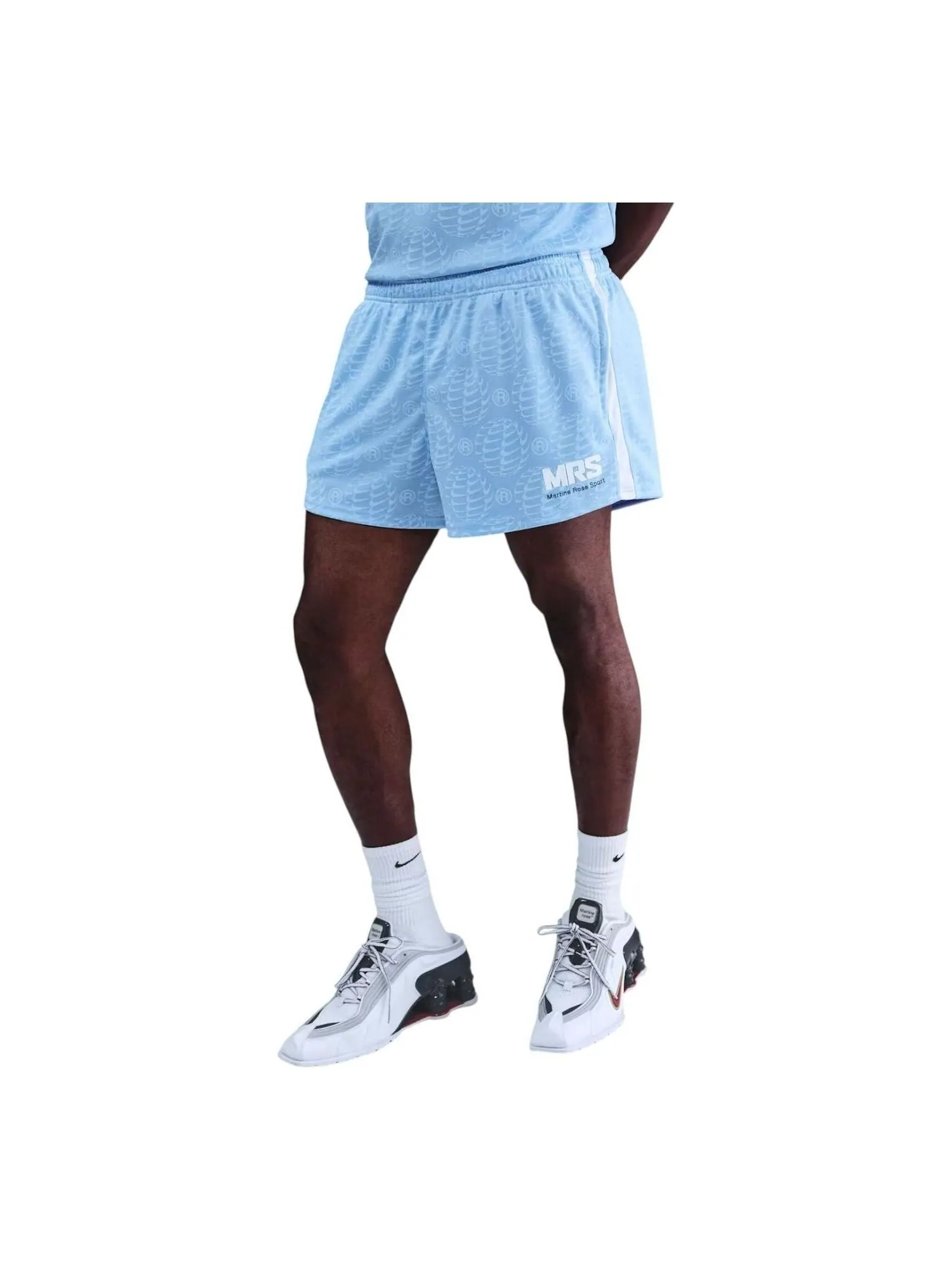 Шорты Nike x Martine Rose Football Shorts 'Light Blue' — изображение 1 из 2, синий