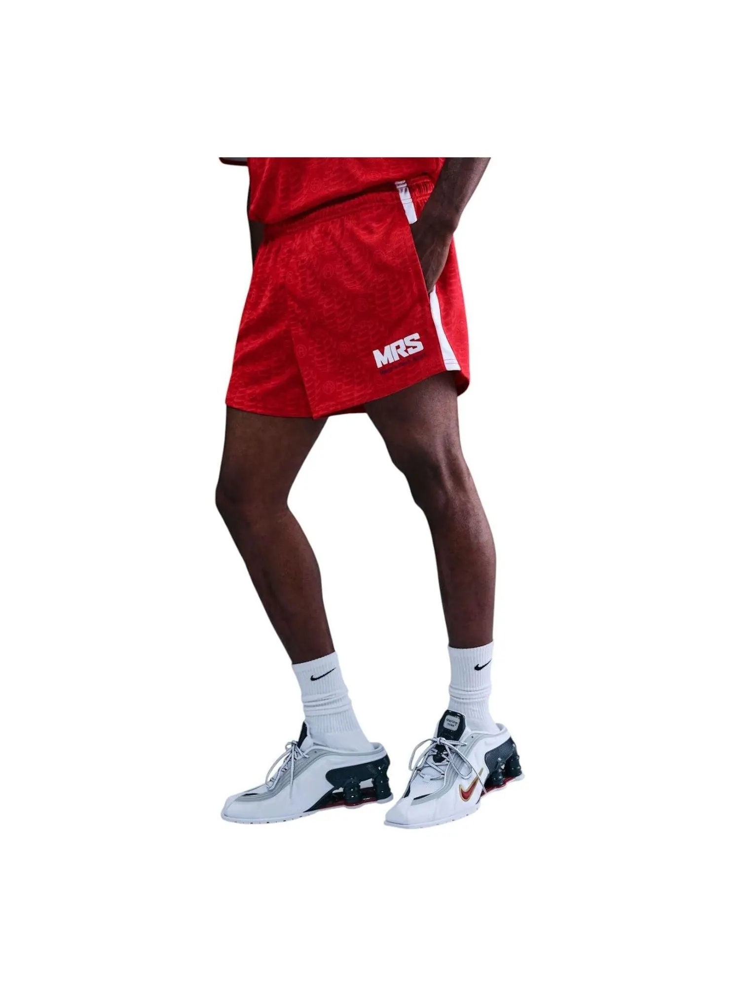 Шорты Nike x Martine Rose Football Shorts 'Red' — изображение 1 из 2, красный