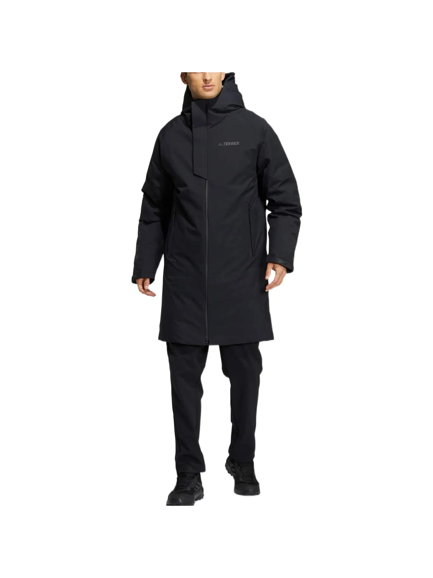 Пуховик Adidas Terrex — изображение 2 из 4, черный