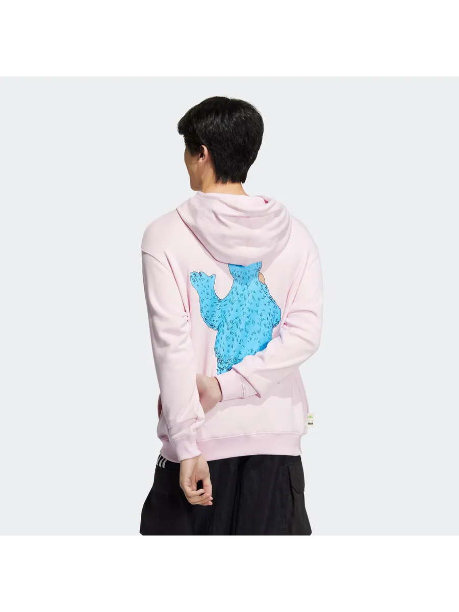 Худи adidas neo x JF FW22 U jf ss hdy 1 — изображение 3 из 4, розовый
