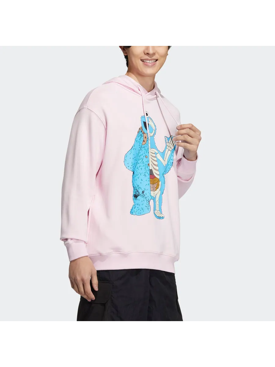 Худи adidas neo x JF FW22 U jf ss hdy 1 — изображение 4 из 4, розовый