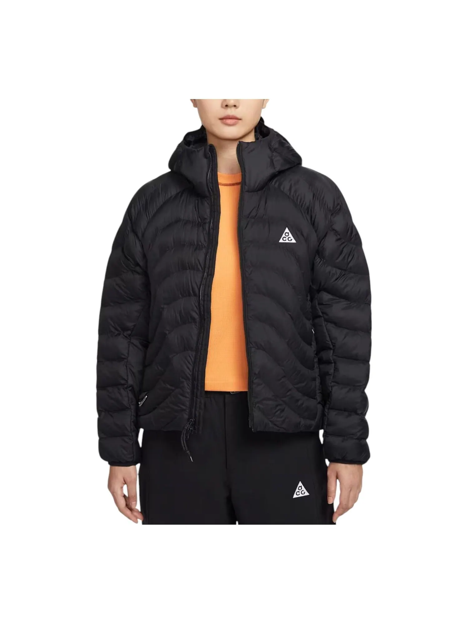 Куртка (WMNS) Nike ACG Lava Flow Therma-FIT ADV Jacket 'Black Summit White' — изображение 2 из 4, черный
