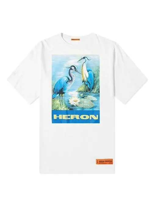 Футболка blue painting short sleeve white Heron Preston — изображение 1 из 4, белый