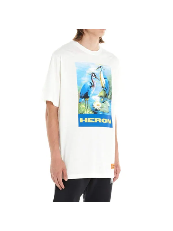 Футболка blue painting short sleeve white Heron Preston — изображение 2 из 4, белый