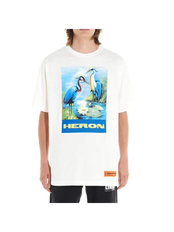 Футболка blue painting short sleeve white Heron Preston — изображение 3 из 4, белый