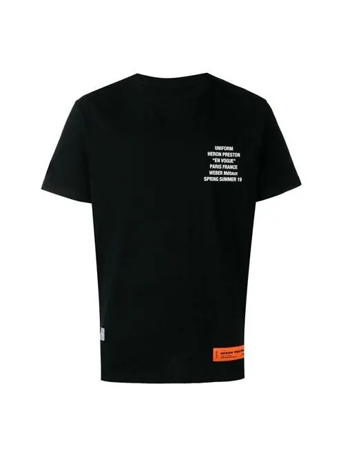 Футболка metal worker t-shirt 'black' Heron Preston — изображение 1 из 4, черный