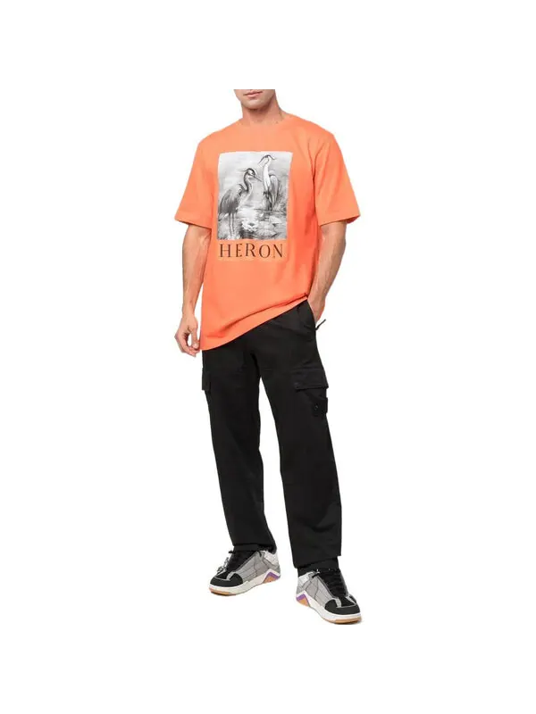 Футболка heron t-shirt 'orange' Heron Preston — изображение 2 из 4, оранжевый