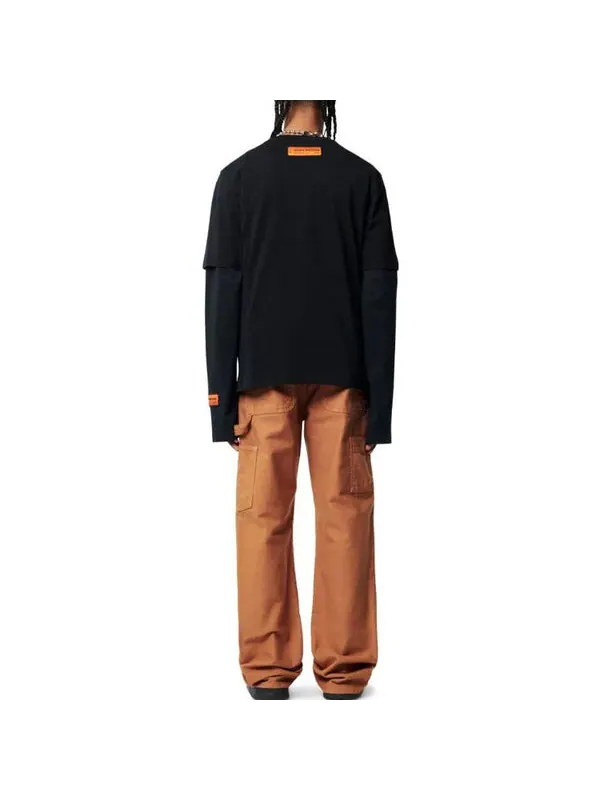Футболка fw22 logo heron t-shirt 'black' Heron Preston — изображение 4 из 4, черный