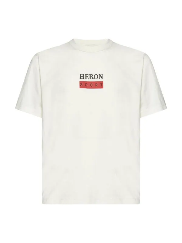 Футболка ss23 bonded t-shirt 'white red' Heron Preston — изображение 1 из 4, белый/красный
