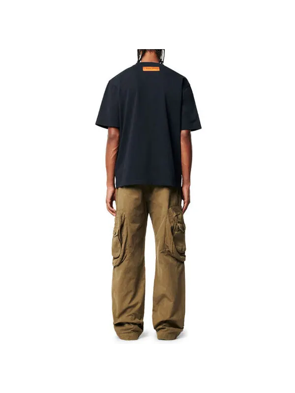 Футболка fw22 emblem t-shirt 'black white' Heron Preston — изображение 4 из 4, черный/белый
