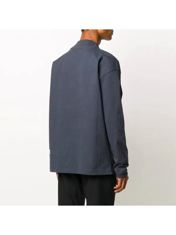 Футболка ctnmb long sleeve turtleneck tshirt 'navy' Heron Preston — изображение 2 из 3, темно-синий