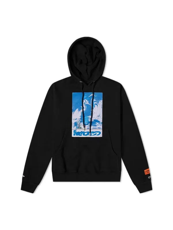 Толстовка herons captcha hoodie 'black blue' Heron Preston — изображение 1 из 4, черный/синий