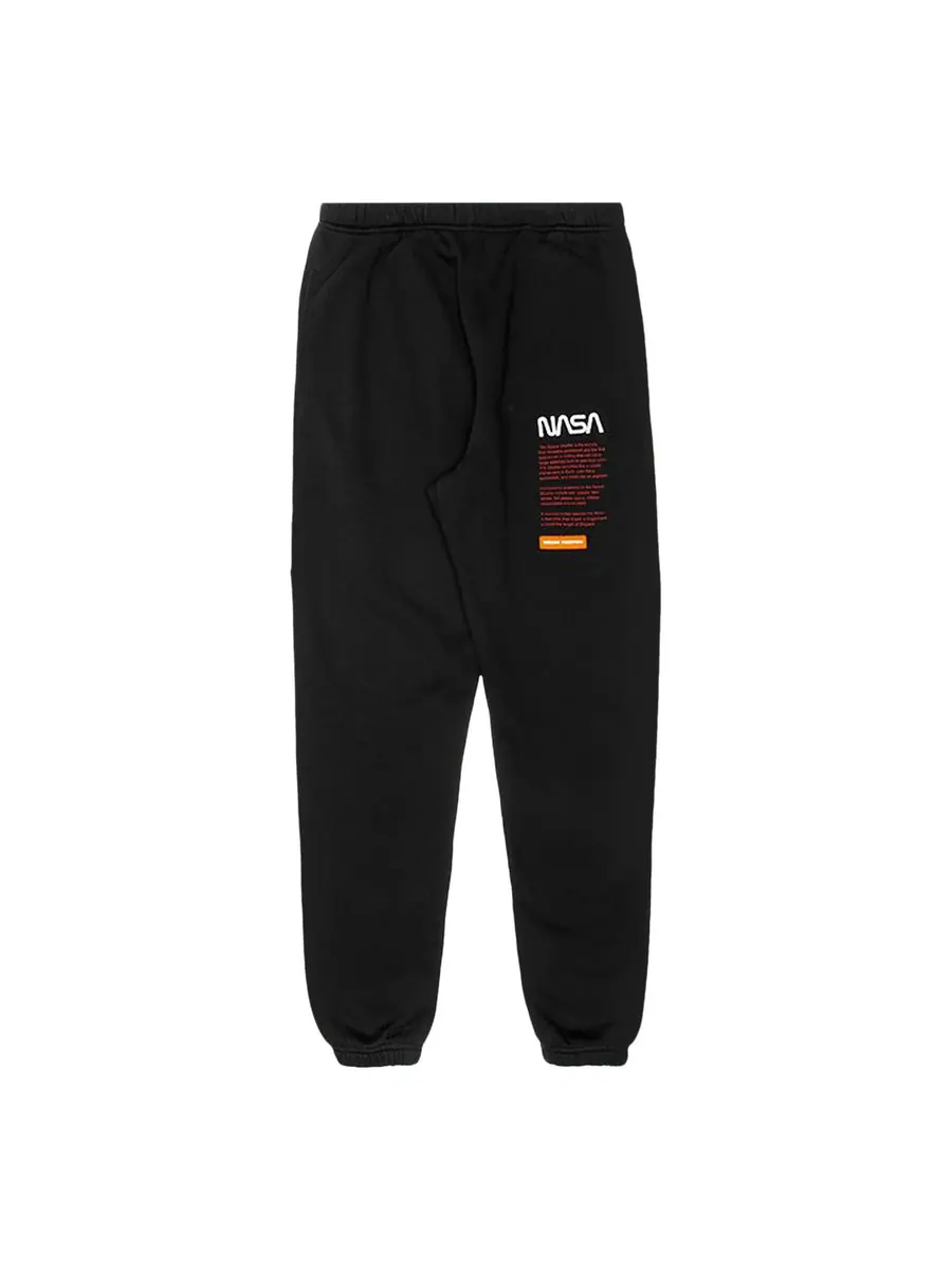 Спортивные брюки HERON PRESTON x NASA Facts Slim Pants 'Black' — изображение 1 из 4, черный