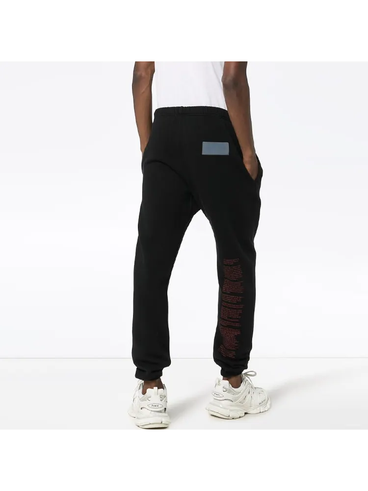 Спортивные брюки HERON PRESTON x NASA Facts Slim Pants 'Black' — изображение 4 из 4, черный