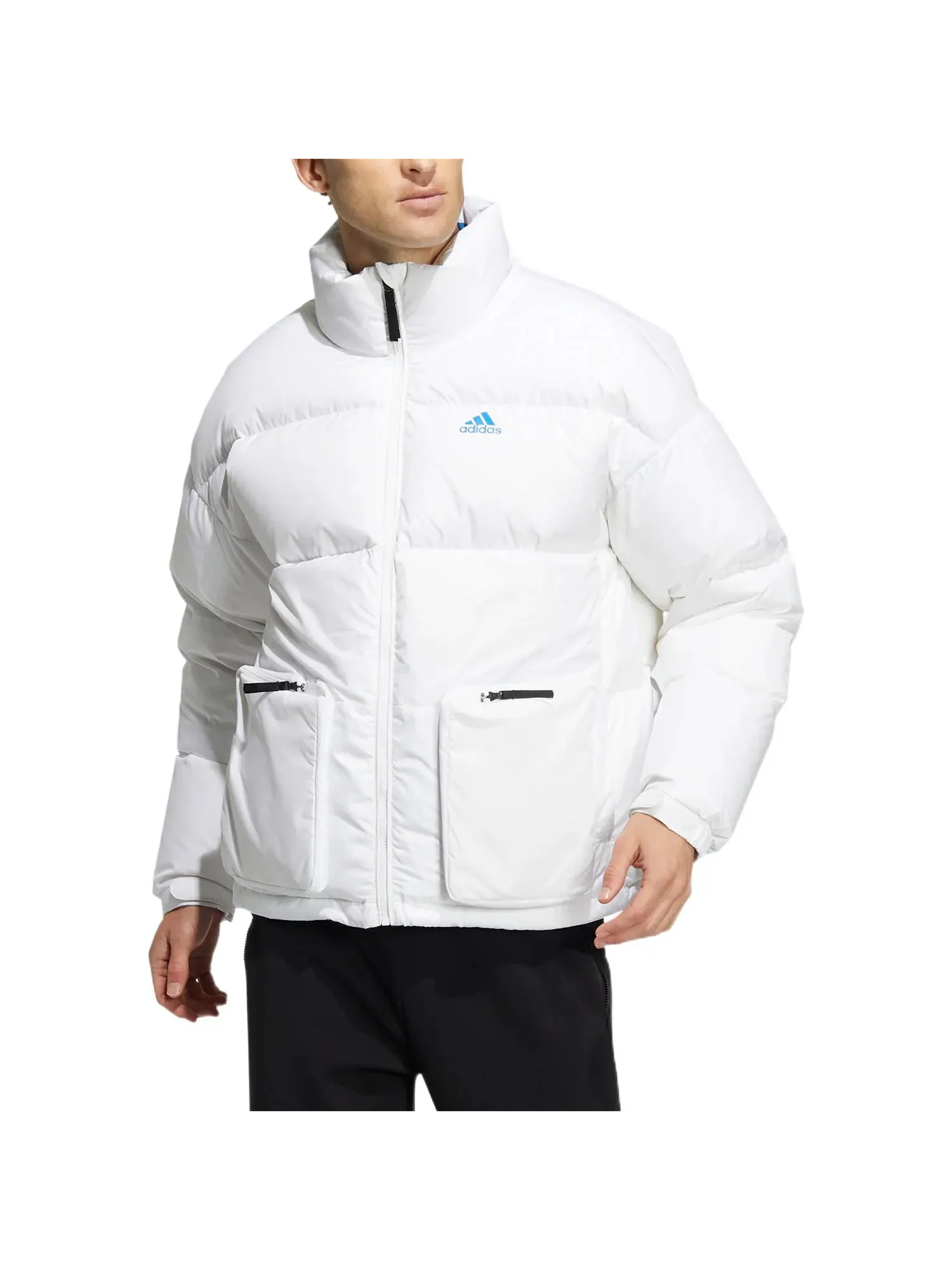Пуховик Adidas Logo — изображение 2 из 4, белый